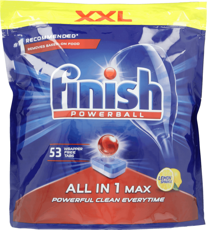 FINISH Powerball All In 1 Max Tabletki Do Zmywarki Lemon 53 Szt