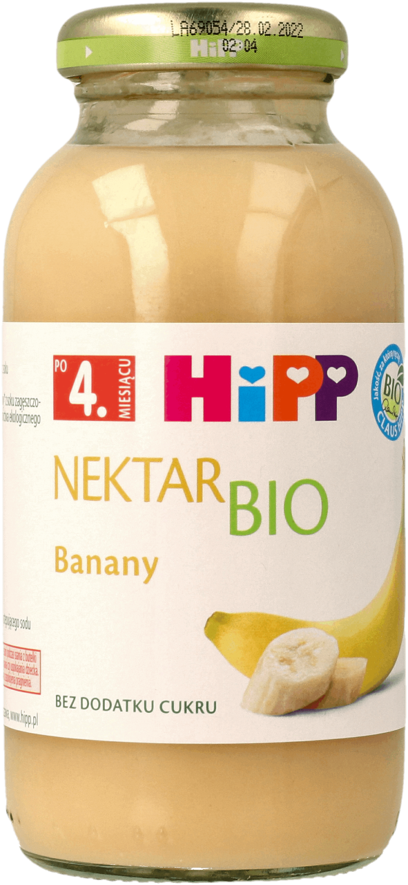 HIPP BIO od pokoleń nektar bananowy po 4 m cu 200 ml Drogeria