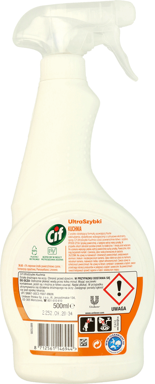 CIF Spray Do Kuchni 500 Ml Drogeria Rossmann Pl