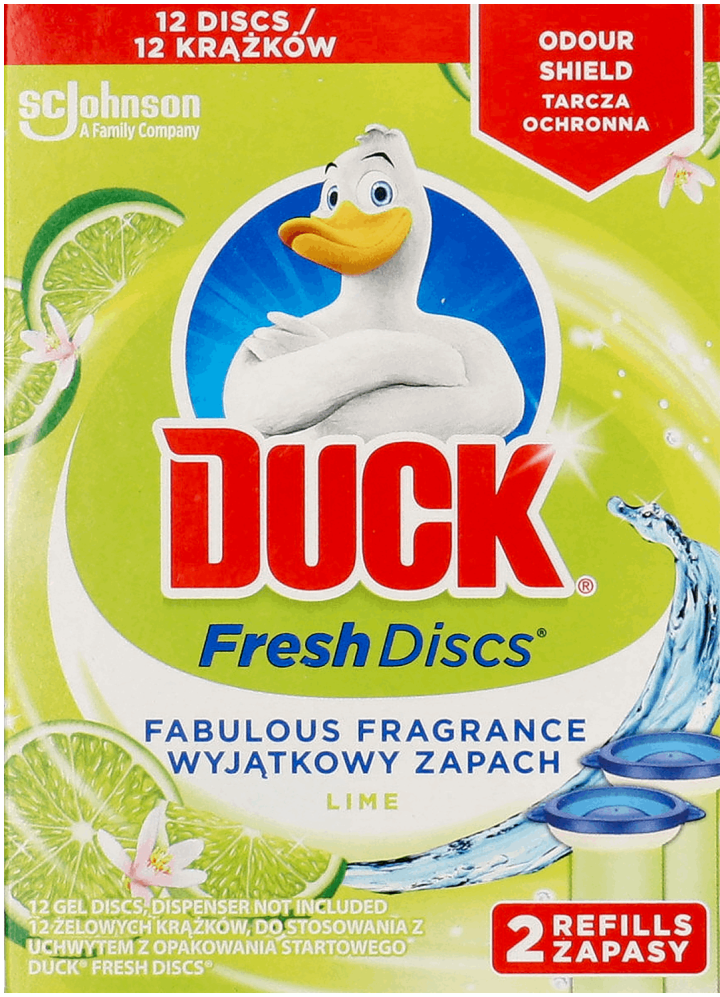 Duck Fresh Discs Podw Jny Zapas Kr Ka Elowego Do Toalety O Zapachu