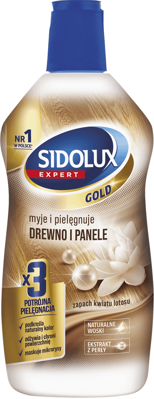 Sidolux Expert Gold P Yn Do Mycia I Piel Gnacji Paneli Laminowanych