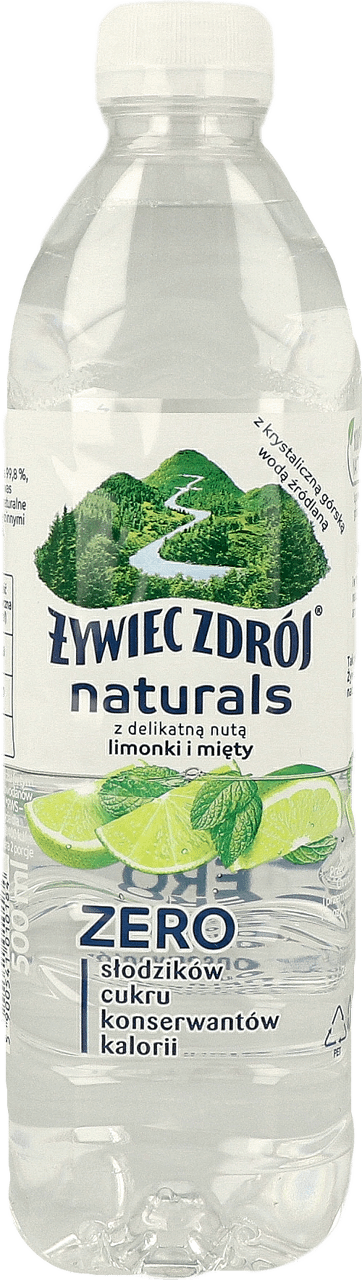 Ywiec Zdr J Nap J Niegazowany O Smaku Limonki I Mi Ty Zero