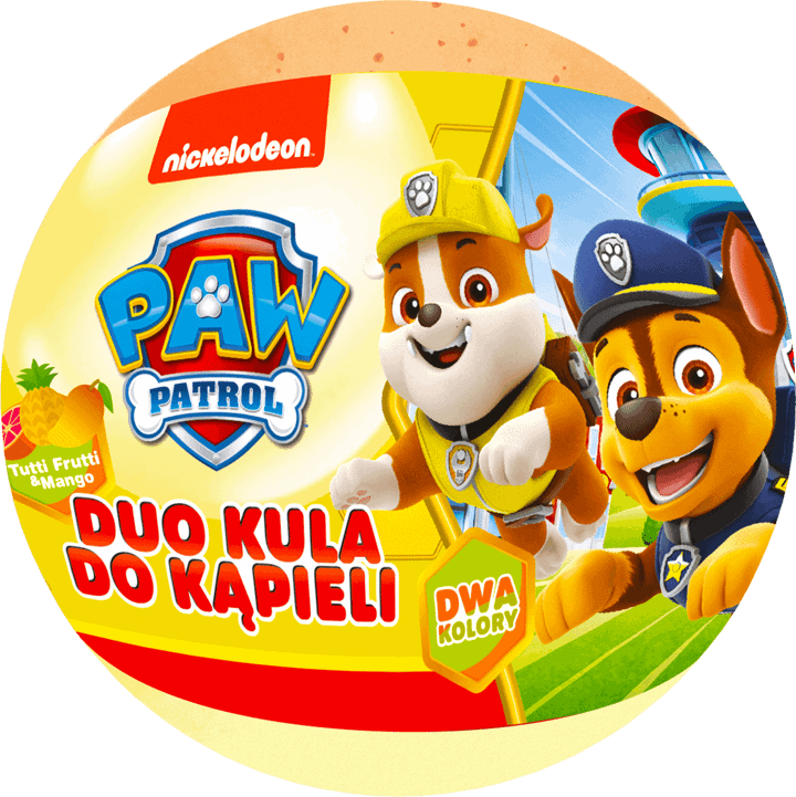 Psi Patrol Musuj Ca Kula Dwukolorowa O Zapachu Tutti Frutti Mango