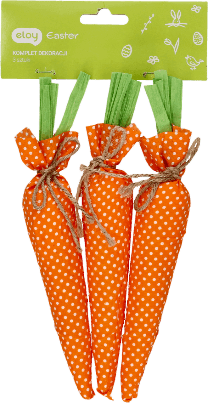 ELOY Dekoracje Carrots 3 Szt Drogeria Rossmann Pl