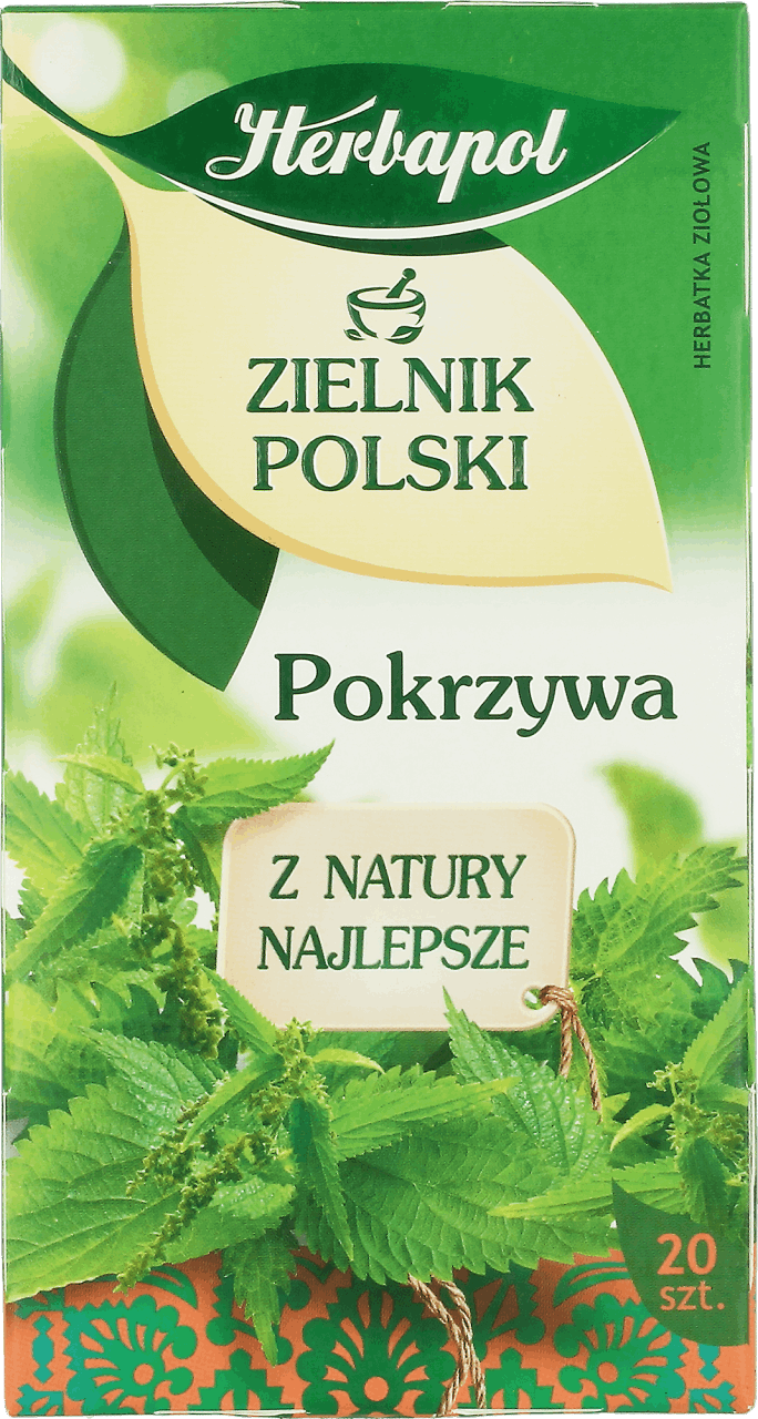 Herbapol, Zielnik Polski, Herbatka Ziołowa, Pokrzywka, 20x1,5 G, Nr Kat ...