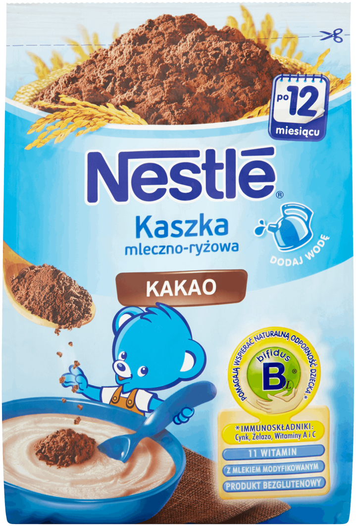 Nestle Kaszka Mleczno Ry Owa Kakao Po M Cu G Nr Kat