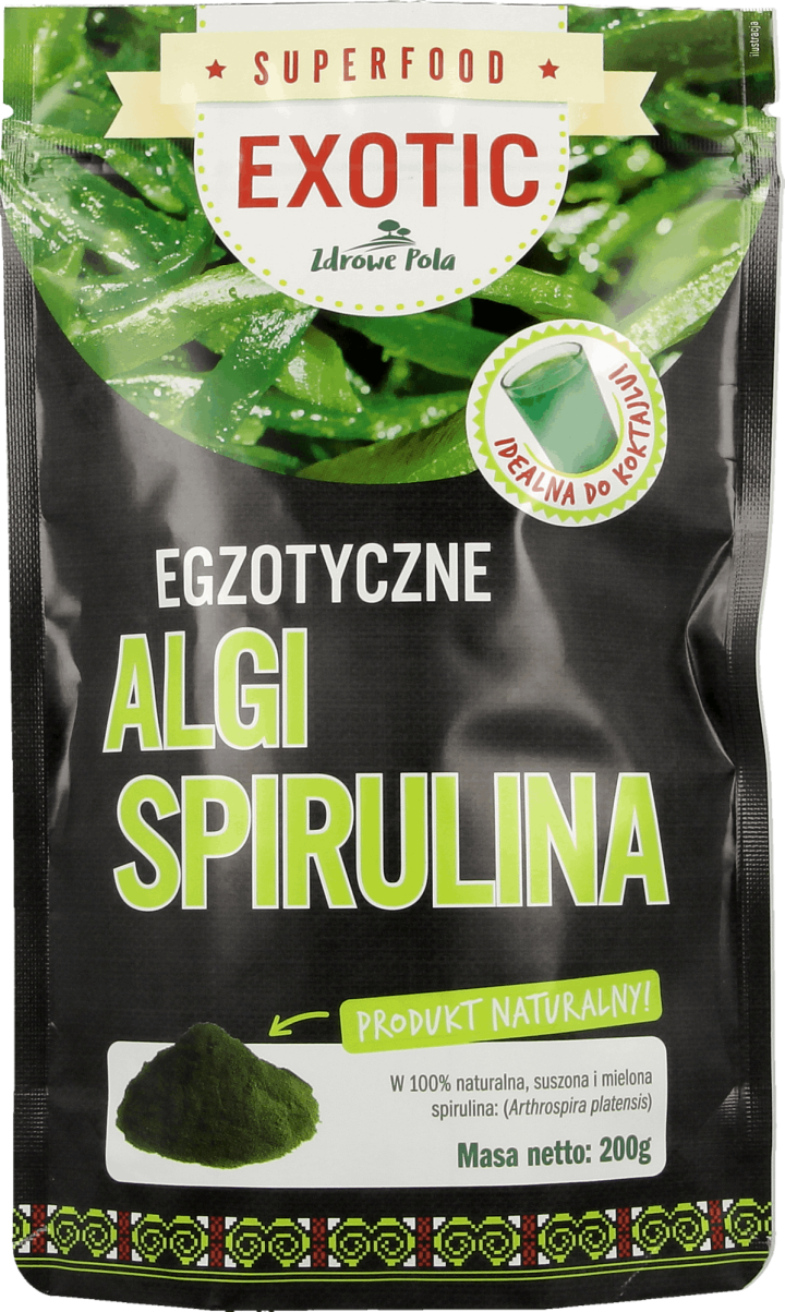 ZDROWE POLA SuperFood Egzotyczne Algi Spirulina G Drogeria Rossmann Pl