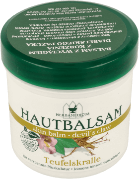 HERBAMEDICUS Hautbalsam balsam z wyciągiem z korzenia diabelskiego