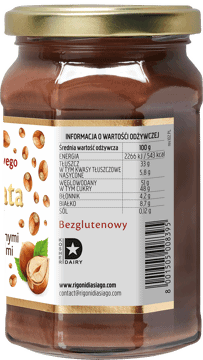 NOCCIOLATA krem z orzechów laskowych crunchy 270 g Drogeria Rossmann pl