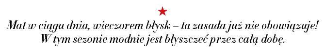niebieska kreska na oku