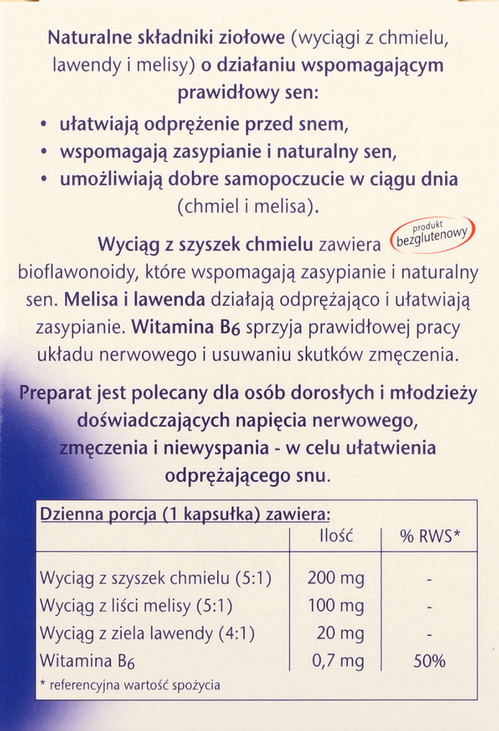 Doppelherz Aktiv Suplement Diety Na Sen Kapsułki 20 Szt Drogeria Rossmannpl 1574