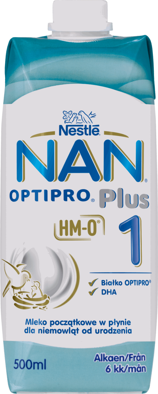 Nestle Nan Optipro Plus 1 Mleko Początkowe W Płynie Dla Niemowląt Od Urodzenia Hm 0 W Płynie 500 Ml Drogeria Rossmannpl