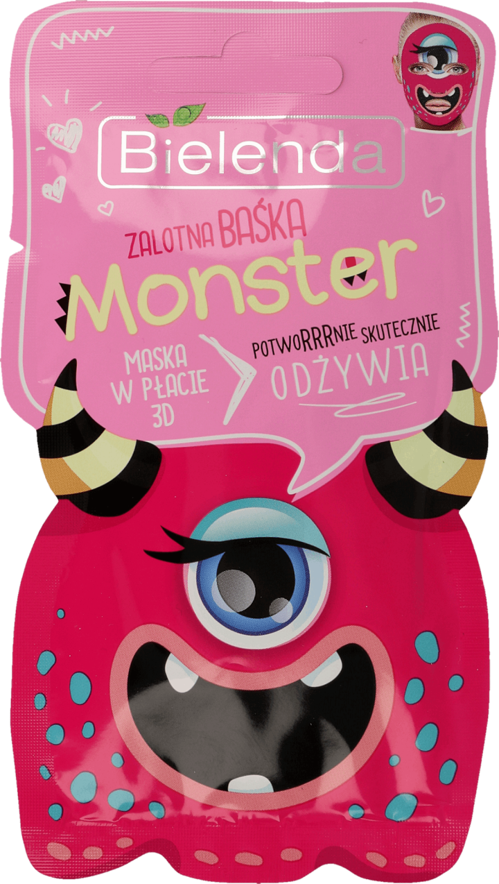 Bielenda monster маска тканевая 3d шальной гонзо осветляющая 1шт 12