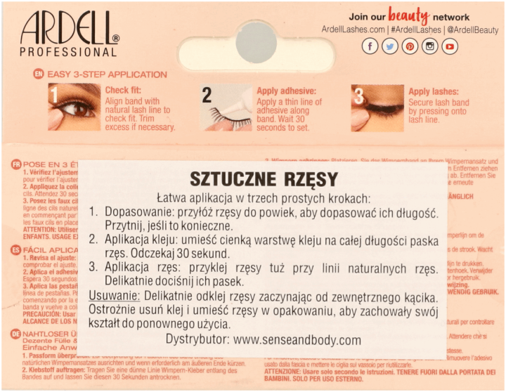 Ardell Naked Lashes Sztuczne Rz Sy Nr Para Drogeria Rossmann Pl