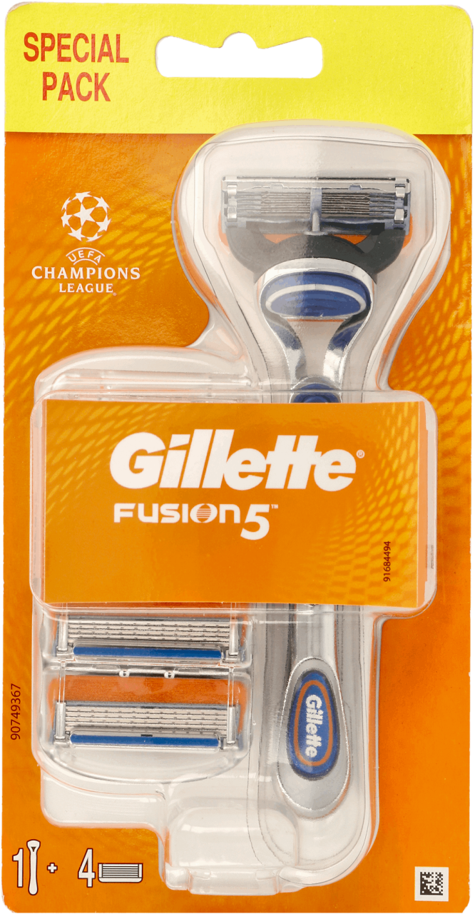 GILLETTE, Fusion 5, Maszynka Do Golenia + 4 Wymienne Wkłady, 1 Szt ...