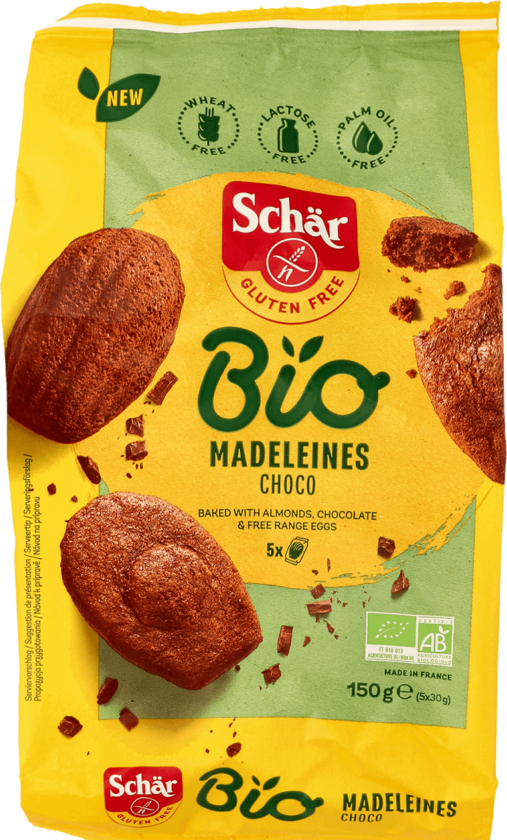 SCHÄR, Gluten Free, bezglutenowe, ekologiczne babeczki z czekoladą, 150