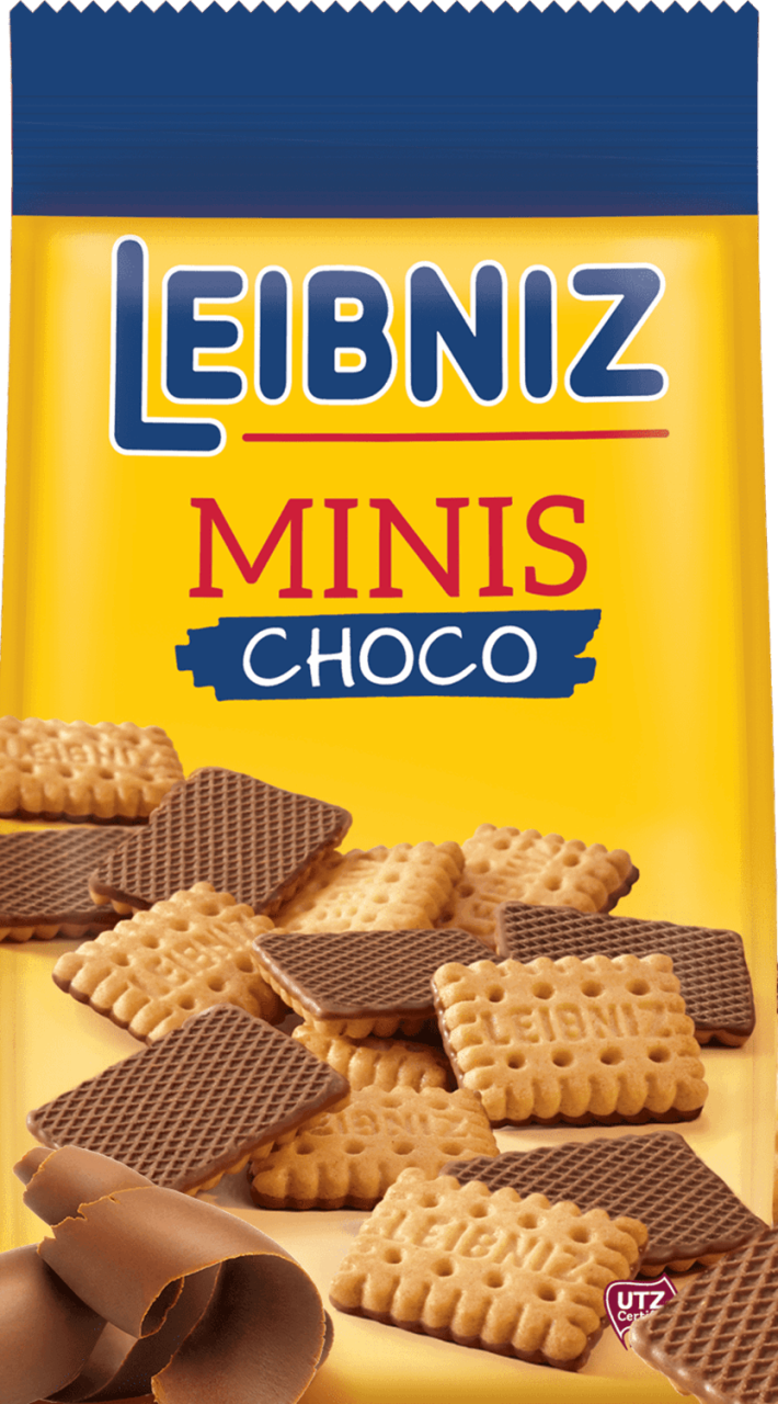 BAHLSEN LEIBNIZ, Minis, herbatniki z czekoladą mleczną, 100 g