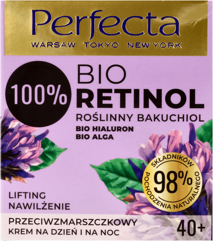 Perfecta Bio Retinol Przeciwzmarszczkowy Krem Na Dzien I Na Noc 40 50 Ml Drogeria Rossmann Pl