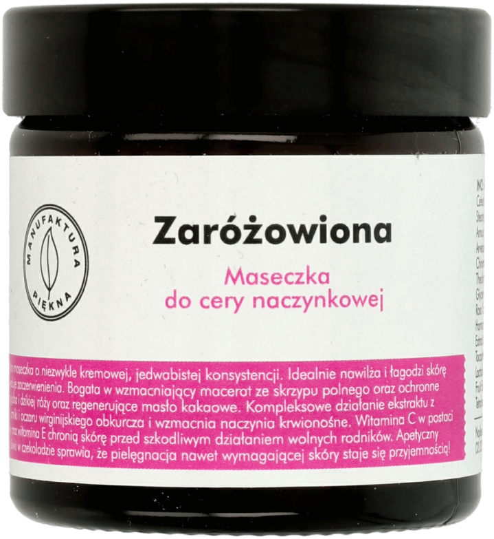 Manufaktura PiĘkna Maseczka Do Cery Naczynkowej Zaróżowiona 60 Ml Drogeria Rossmannpl 7963