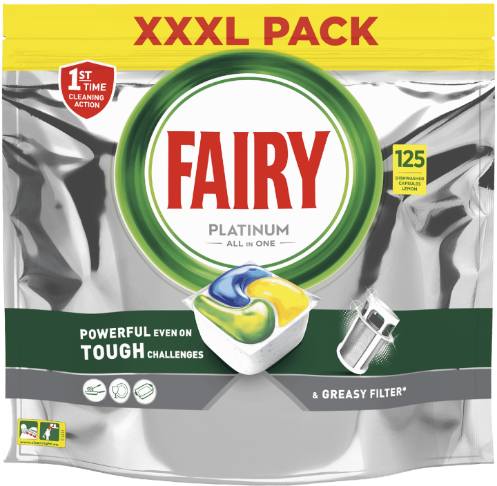 FAIRY, Platinum All In One, Tabletki Do Zmywarki, 125 Szt. | Drogeria ...