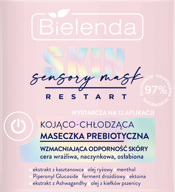 Bielenda Skin Restart Kojąco Chłodząca Maseczka Prebiotyczna Do Twarzy 50 Ml Drogeria