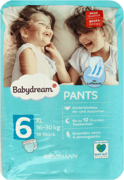 Babydream Pieluchomajtki Xl 6 16 30 Kg 18 Szt Drogeria Rossmann Pl