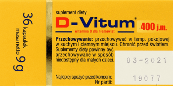 D Vitum Witamina D Dla Niemowląt