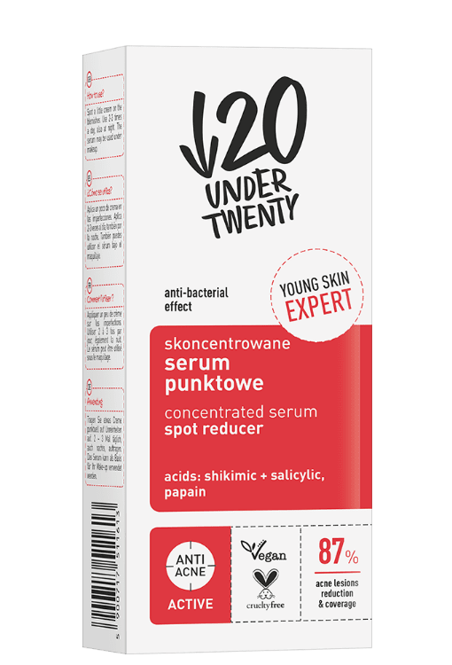 Under Twenty Oczyszczający tonik antybakteryjny 200 ml