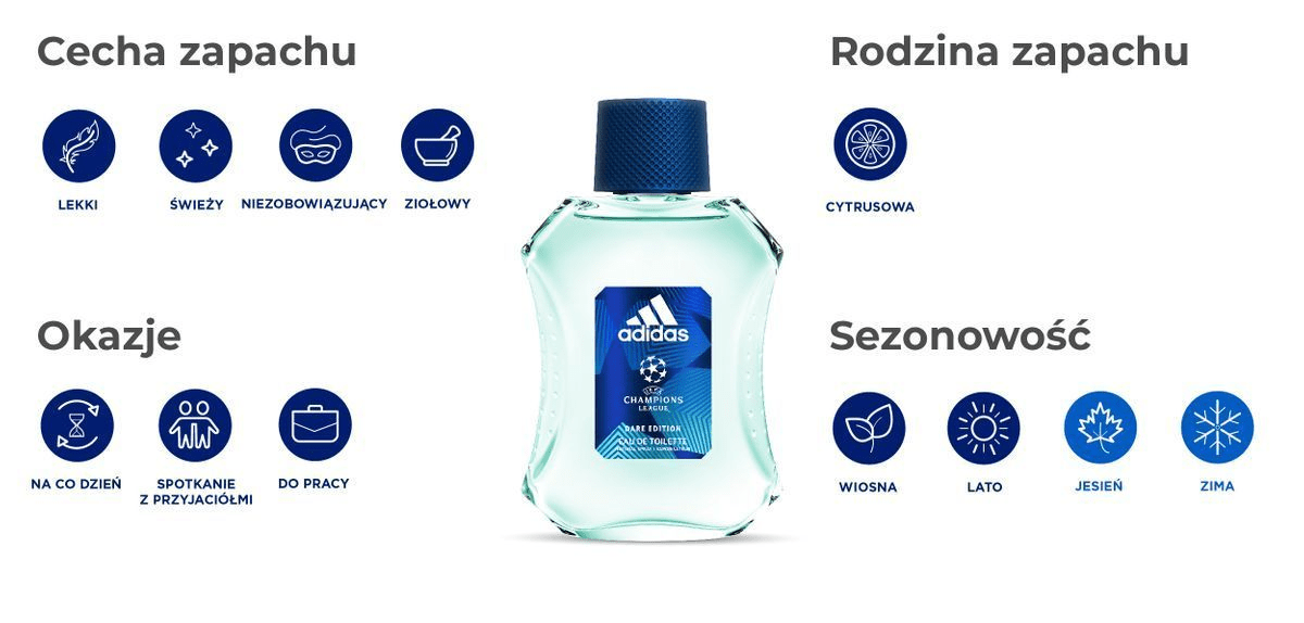 Adidas Uefa Champions League Champions Edition Woda Toaletowa Dla Mezczyzn 50 Ml Drogeria Rossmann Pl